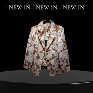 Floral Fashion Pants Suit